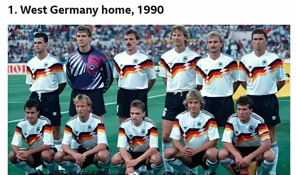Germany 1990 home World Cup winning jersey