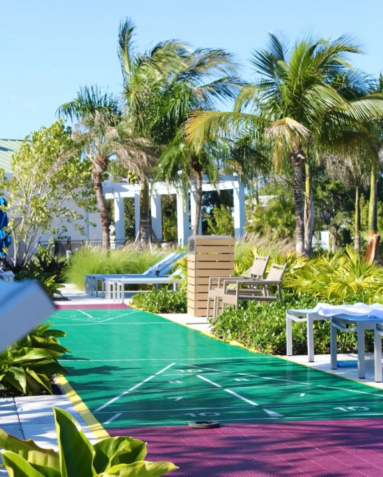 Luxury pool area and resort facilities