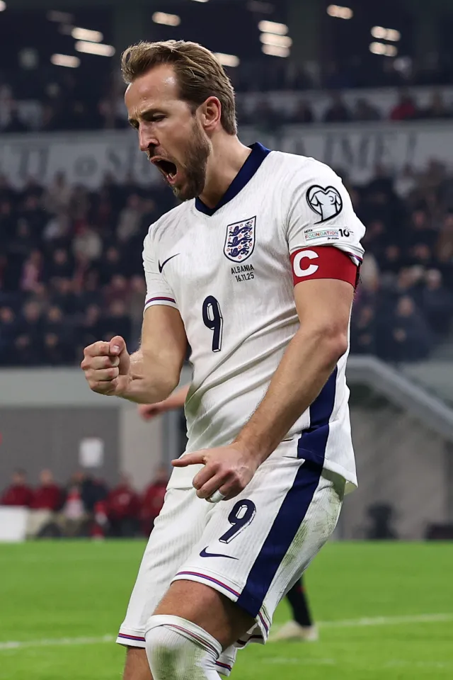 Harry Kane in action for Bayern Munich