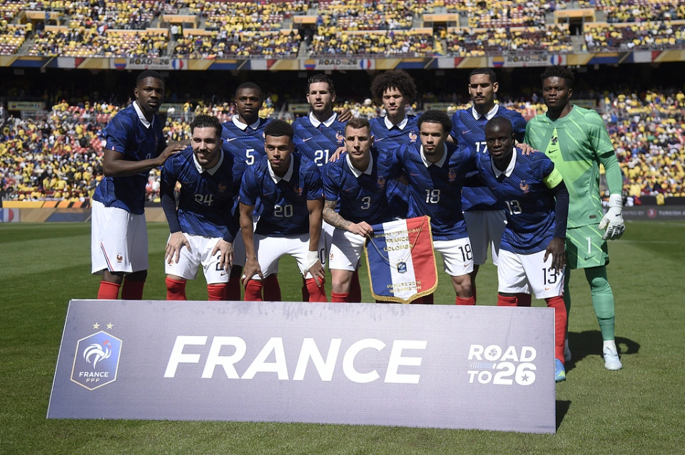France national team squad photo