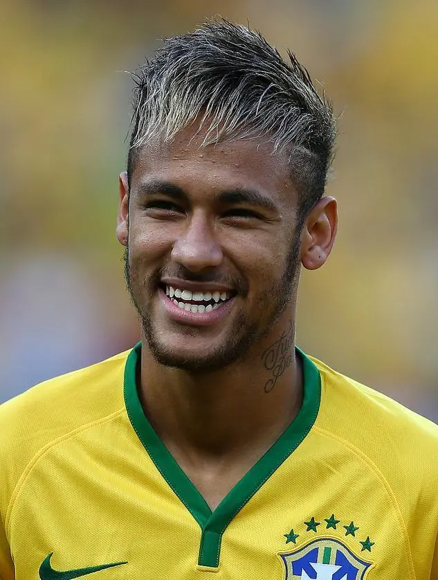 Neymar at Brazil national team training